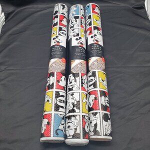 BN Set of 3 Disney Mickey Mouse Non Adhesive Shelf Liner- 18 in x 10 ft